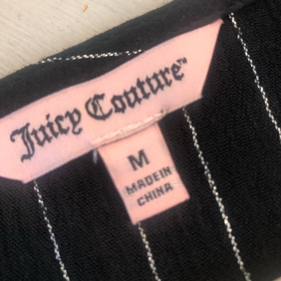 Juicy Couture …. Black & silver blouse NWOT - Picture 6 of 15